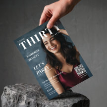 Tijdschrift Omslag Foto 30e Verjaardagsfeestje QR 