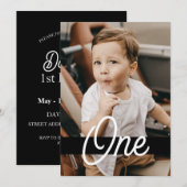 Tijdschrift Omslag Stijl Zwart Foto Jongen 1e Verj Kaart (Voorkant / Achterkant)