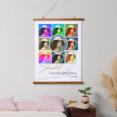 Tijdschrift Pop Art Retro Diptiek Afstuderen Foto Hangend Wandkleed (Slaapkamer)