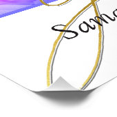 Tijdschrift Pop Art Retro Diptiek Afstuderen Foto Perfect Poster (Hoek)