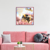 tijdschrift Queen Bee Canvas Afdruk (Insitu (Woonkamer))