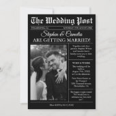 Tijdschrift Redactie Dagblad Trouwfoto Details Kaart (Voorkant)