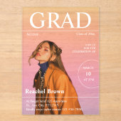 Tijdschrift Redactie Hoesje Afstuderen Uitnodiging (Voorkant)