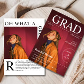 Tijdschrift Redactie Hoesje Afstuderen Uitnodiging