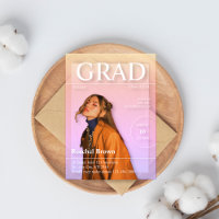 Tijdschrift Redactie Hoesje Afstuderen Uitnodiging