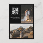 Tijdschrift Redactie Krant Foto's bruiloft Informatiekaartje (Achterkant)