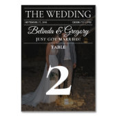 Tijdschrift Redactie Krant Foto's bruiloft Kaart (Achterkant)