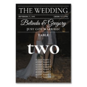 Tijdschrift Redactie Krant Foto's bruiloft Kaart (Achterkant)