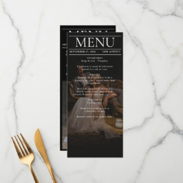 Tijdschrift Redactie Krant Foto's bruiloft Menu