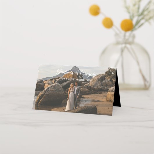 Tijdschrift Redactie Krant Foto's bruiloft Plaatskaartje (Achterkant)