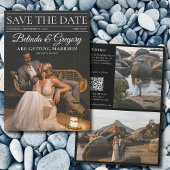 Tijdschrift Redactie Krant Foto's bruiloft Save The Date