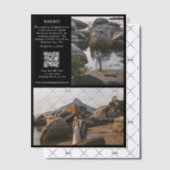 Tijdschrift Redactie Krant Foto's Huwelijk Deel2 Vellum Uitnodigingen (Offset (Uitnodiging))