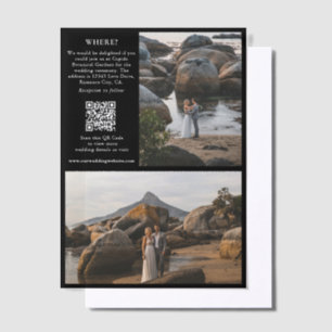 Tijdschrift Redactie Krant Foto's Huwelijk Deel2 Vellum Uitnodigingen