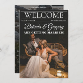 Tijdschrift Redactionele Foto Trouwroute Programma