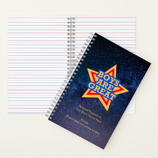 Tijdschrift / Schetsboek - Gepersonaliseerd Notitieboek (Binnen)