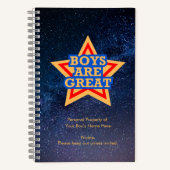 Tijdschrift / Schetsboek - Gepersonaliseerd Notitieboek (Voorkant)