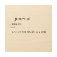 Tijdschrift - Verb - Wood Wall Art