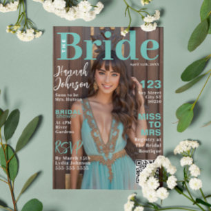 Tijdschriftcover Bruidsfeest Kaart