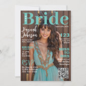 Tijdschriftcover Bruidsfeest Kaart (Voorkant)