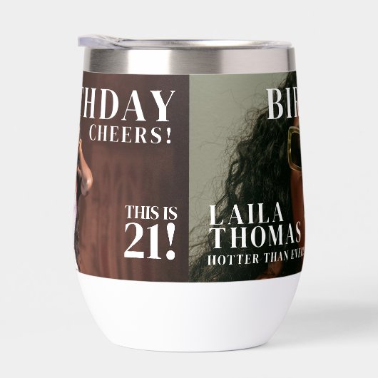 Tijdschriftcover met felicitatie voor verjaardagsf (Rechts)