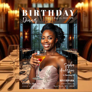 Tijdschriftcover Verjaardagsdiner Kaart