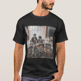 tijdschriftillustratie t-shirt