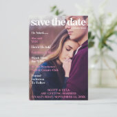 TIJDSCHRIFTOMSLAG | BEWAAR DE DATUM SAVE THE DATE (Staand voorkant)