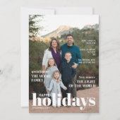 Tijdschriftstijl vakantie Kaart (Voorkant)