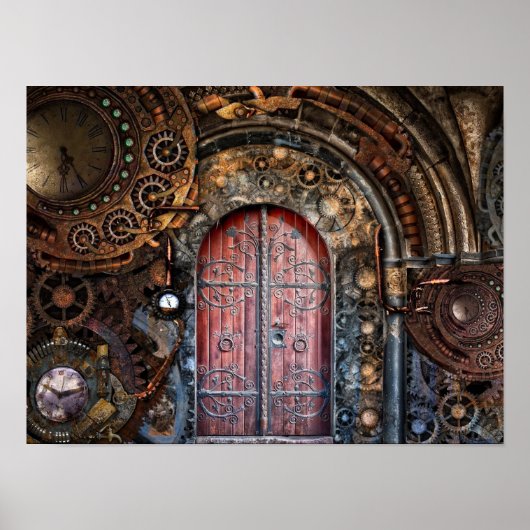 Tijdsdeur Poster (Voorkant)