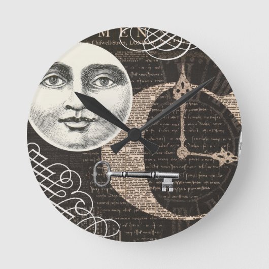  tijdsduur...wandklok ronde klok (Voorkant)