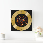 Tijdsklok machine ~ Tijdscharp licht Halo ~ * ~ Vierkante Klok (Huis)