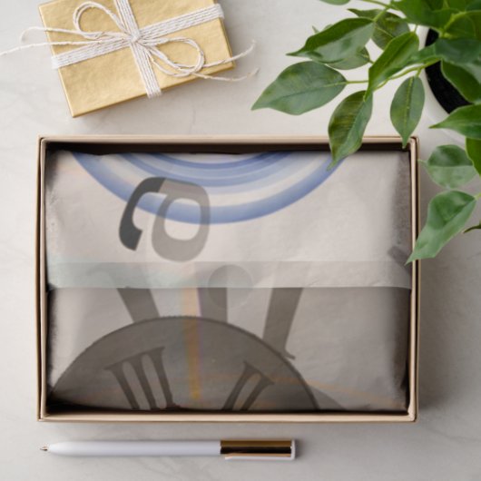 Tijdsklokken 20x30-decoupage tissuepapier (Geschenk)