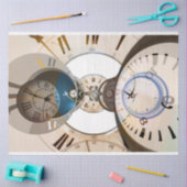 Tijdsklokken 20x30-decoupage tissuepapier (Craft)