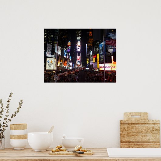 tijdskwadraat poster (Keuken)