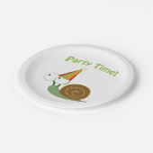 Tijdslak voor verzending papieren bordje (Gekanteld)