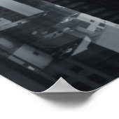 TIJDSLAP FOTOGRAFIE VAN STADSBOUW POSTER (Hoek)