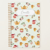 tijdspatroon voor theelloze thee planner (Voorkant)