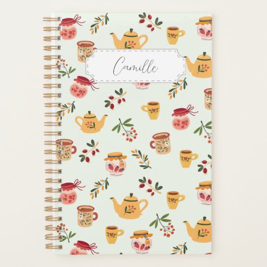  tijdspatroon voor theelloze thee planner (Voorkant)