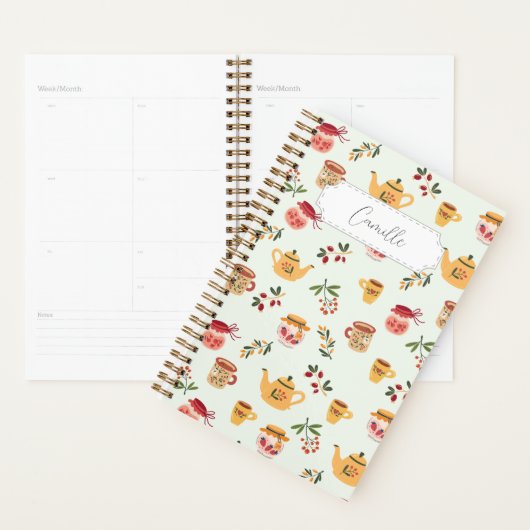tijdspatroon voor theelloze thee planner (Display)