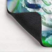 Tijdspiraal in de menselijke hand muismat (Hoek)