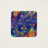 Tijdspiraal Vierkante Visitekaartjes (Achterkant)