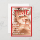 TIJDSSTIJL HOESJE | BABY AANKONDIGING (Voorkant / Achterkant)