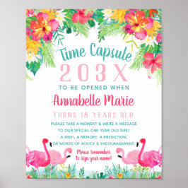 Tijdstip Capsule First Birthday Poster