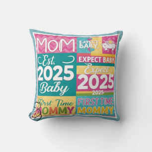 Tijdstip Moederschap: Mama Est. 2025 Keepsake Kussen