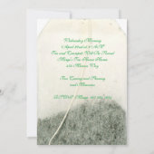 TIJDSTIP TEA BAG-INVITATIE KAART (Achterkant)