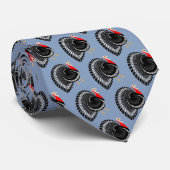 Tijdstip Thanksgiving van Turkije of kerstvakantie Stropdas (Opgerold)