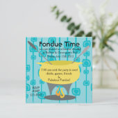 Tijdstip van de Fondue! Kaart (Staand voorkant)
