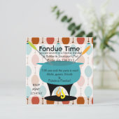 Tijdstip van de Fondue! Kaart (Staand voorkant)
