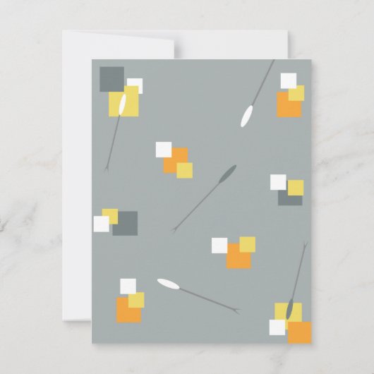 Tijdstip van de Fondue! Kaart (Achterkant)