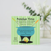 Tijdstip van de Fondue! Kaart (Staand voorkant)